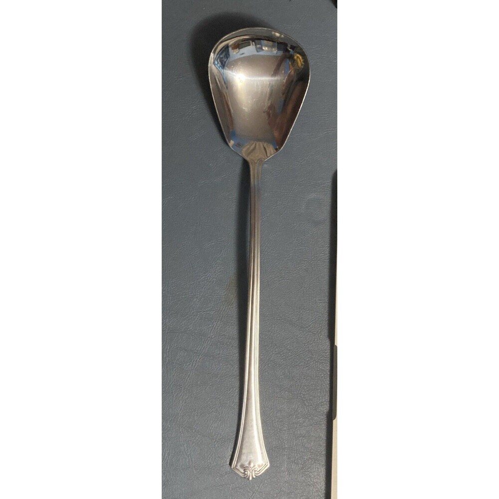 Reed & Barton Churchill Casserole Serving Spoon Stainless 12”